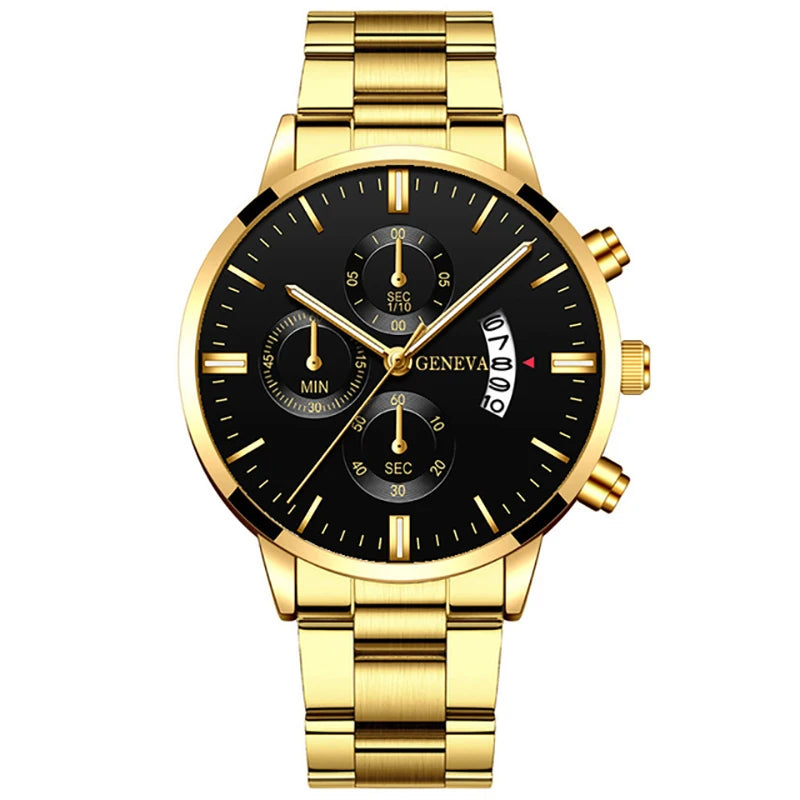 Fashion Men Watch Luxury Calendar Quartz Wrist Watch Mens Business Watches for Man Clock Montre Homme