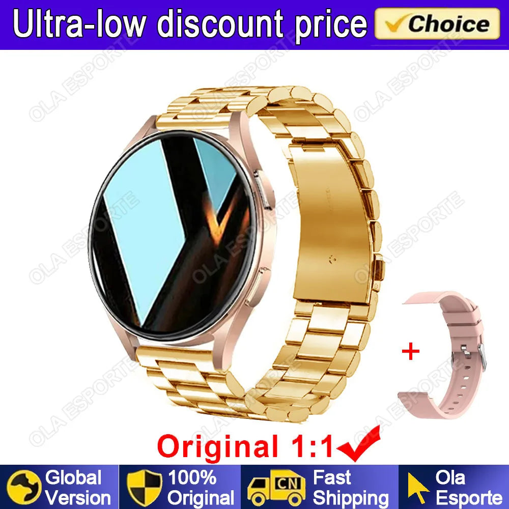 2025 New Bluetooth Call Smart Watch 6 Pro Heart Rate Custom Dials Sport Men Woman Smarthwhatch Health Monitor Smartwatch for Man