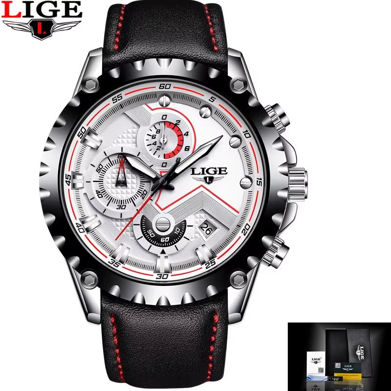 Luxury Brand Men Watches Automatic Mechanical Watch Tourbillon Sport Watches Automatic Date Clock Waterproof Wristwatch+Box