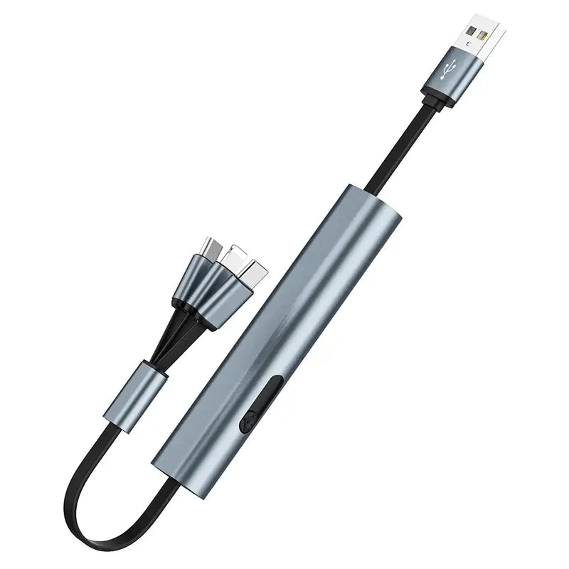 Portable Telescopic Data Cable - Type-C, Micro, Apple