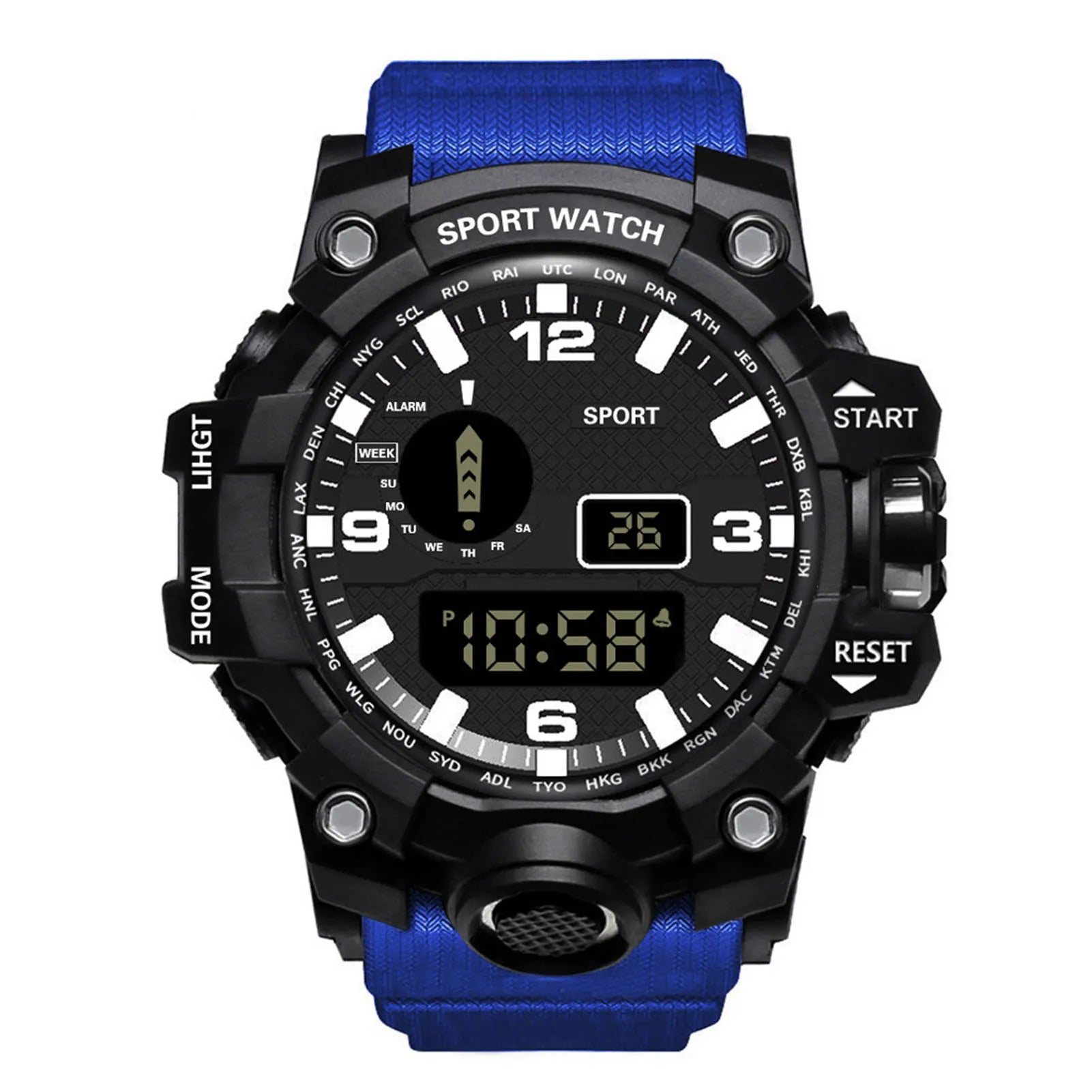 HOT Sales！！！New Arrival Fashion Men Women LED Digital Dashboard Pattern Dial Sport Wrist Watch Gift