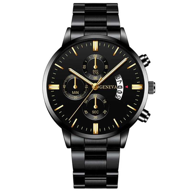 Fashion Men Watch Luxury Calendar Quartz Wrist Watch Mens Business Watches for Man Clock Montre Homme