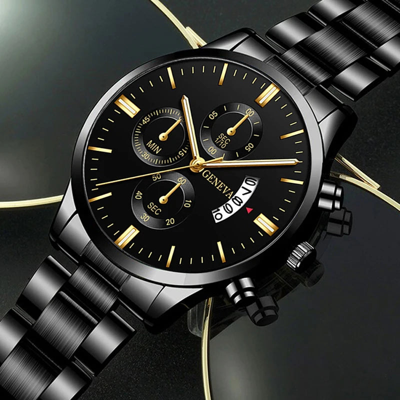 Fashion Men Watch Luxury Calendar Quartz Wrist Watch Mens Business Watches for Man Clock Montre Homme