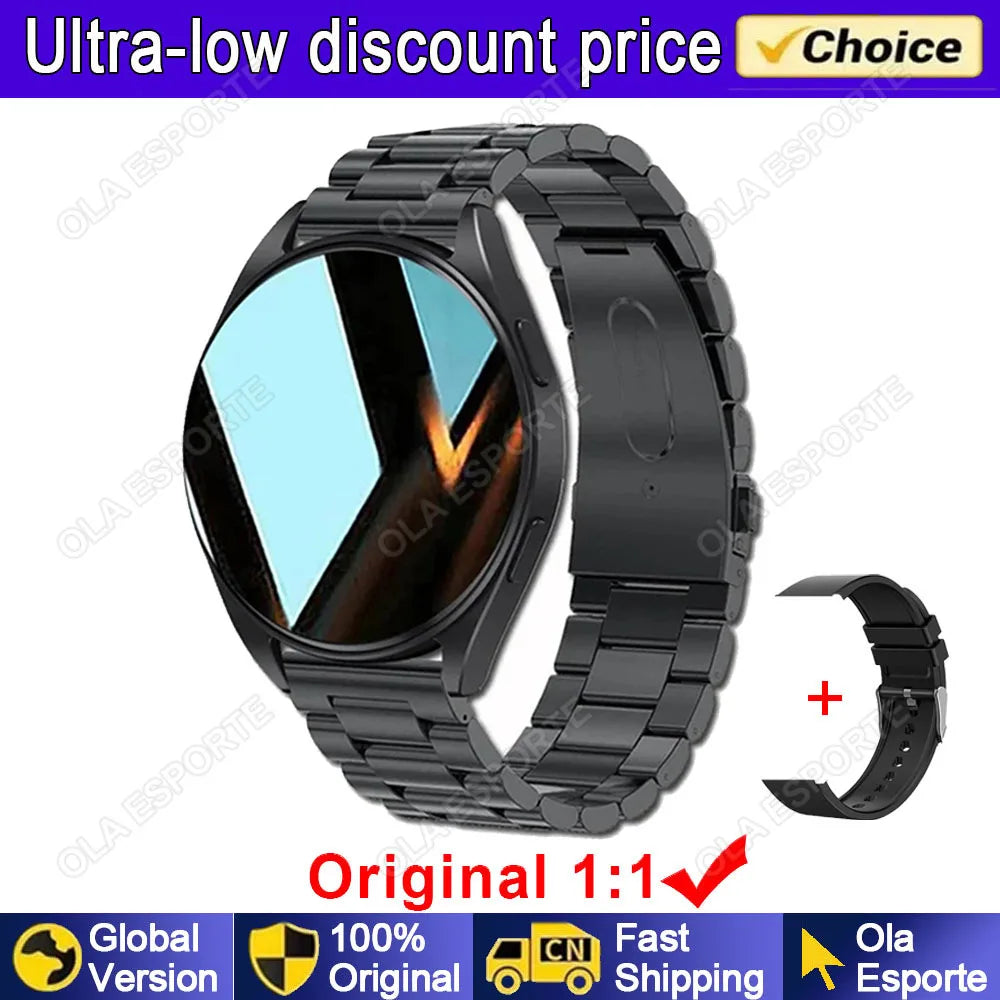 2025 New Bluetooth Call Smart Watch 6 Pro Heart Rate Custom Dials Sport Men Woman Smarthwhatch Health Monitor Smartwatch for Man