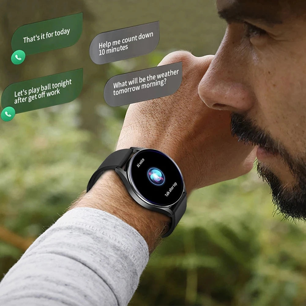 2025 New Bluetooth Call Smart Watch 6 Pro Heart Rate Custom Dials Sport Men Woman Smarthwhatch Health Monitor Smartwatch for Man