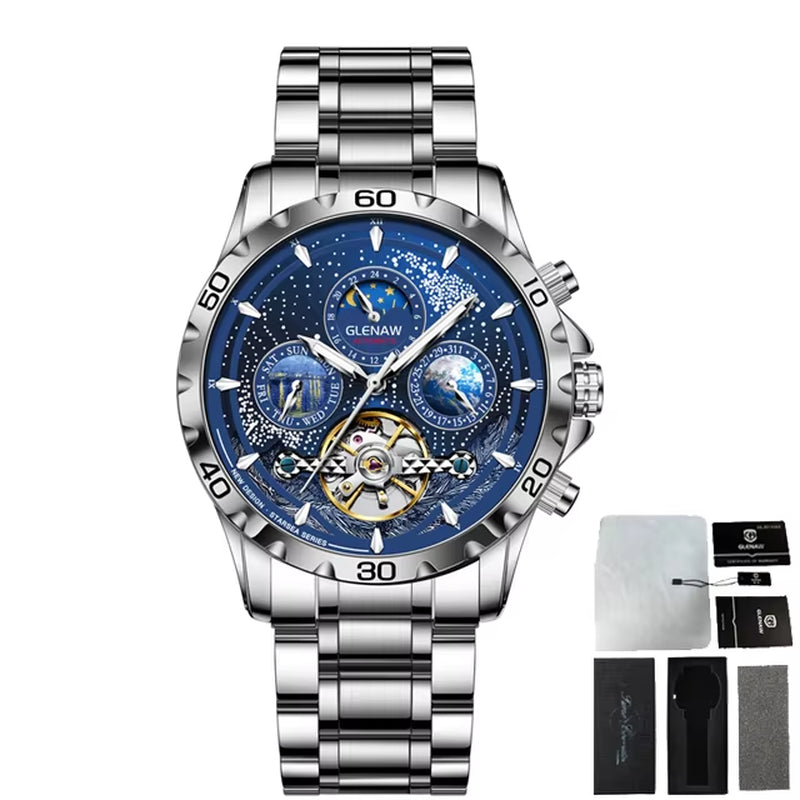 Design Mens Watches Top Brand Luxury Fashion Business Automatic Watch Men'S Waterproof Mechanical Watch Montre Homme