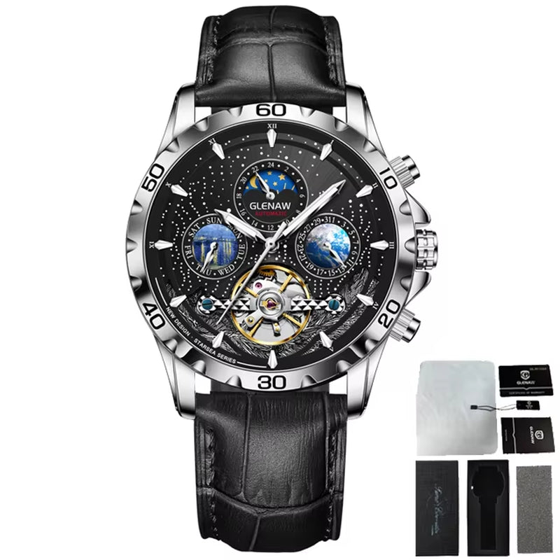 Design Mens Watches Top Brand Luxury Fashion Business Automatic Watch Men'S Waterproof Mechanical Watch Montre Homme
