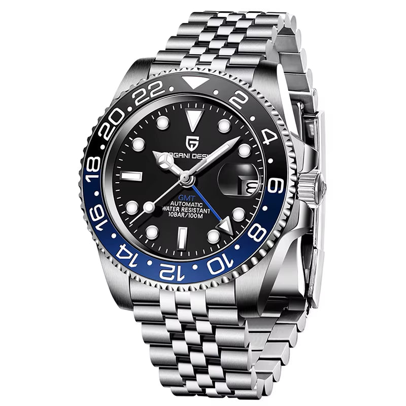 Montre Homme Pagani Design 1662 Waterproof Men Automatic Wrist Watch Luxury Brand Mechanical GMT Watches