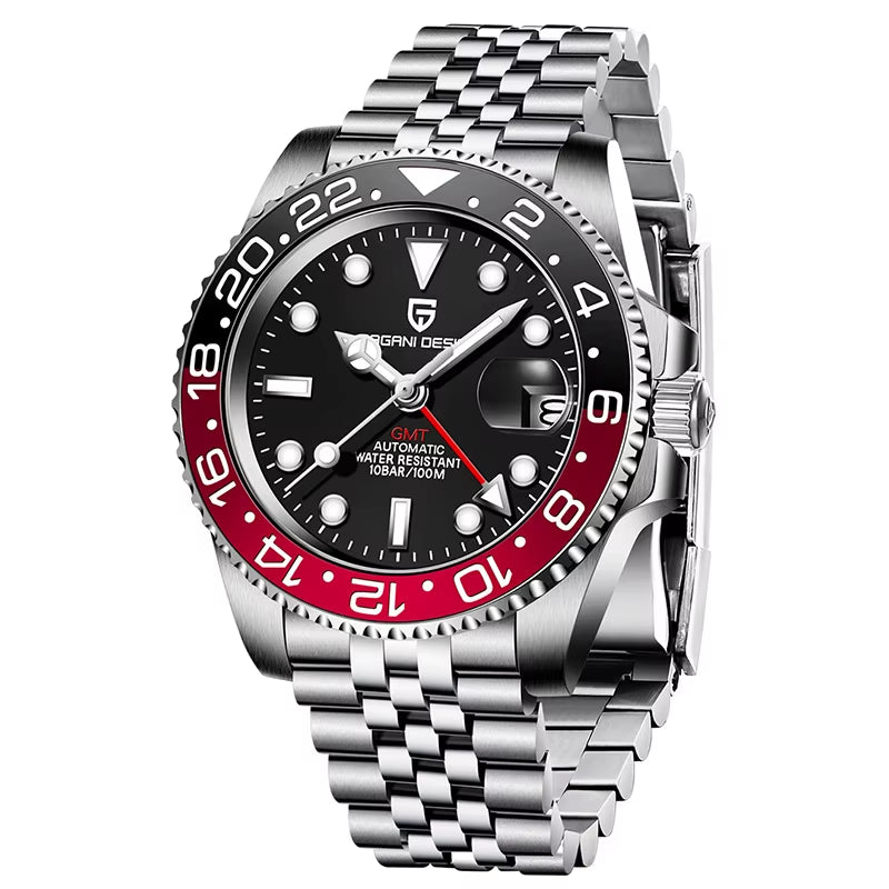 Montre Homme Pagani Design 1662 Waterproof Men Automatic Wrist Watch Luxury Brand Mechanical GMT Watches