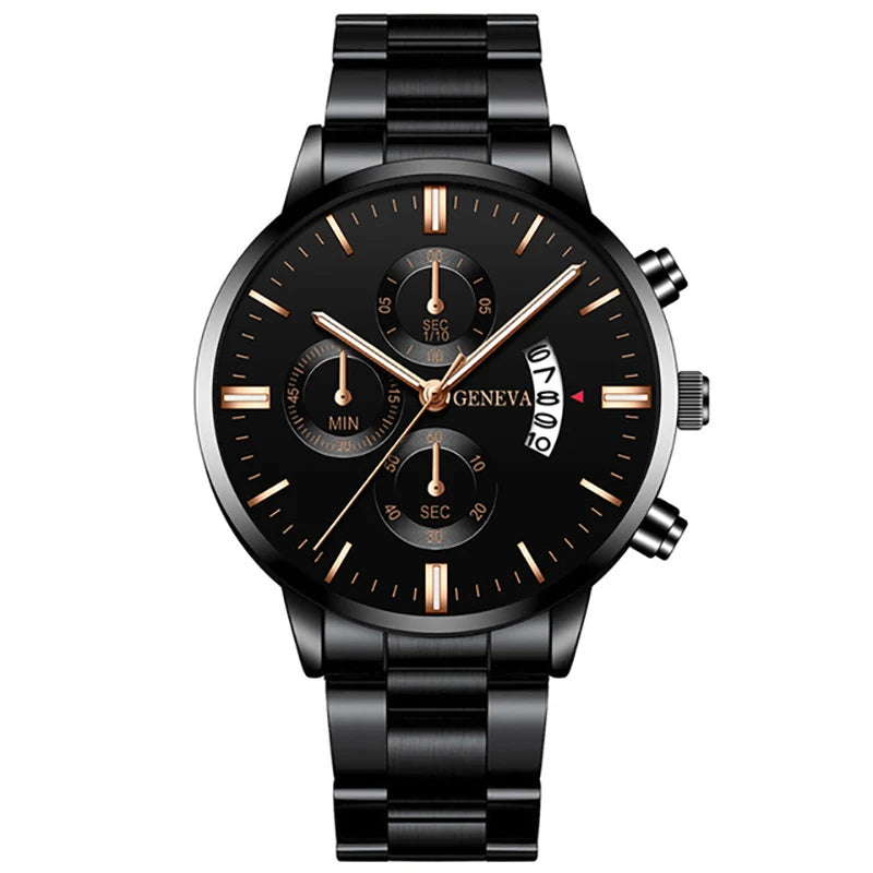 Fashion Men Watch Luxury Calendar Quartz Wrist Watch Mens Business Watches for Man Clock Montre Homme