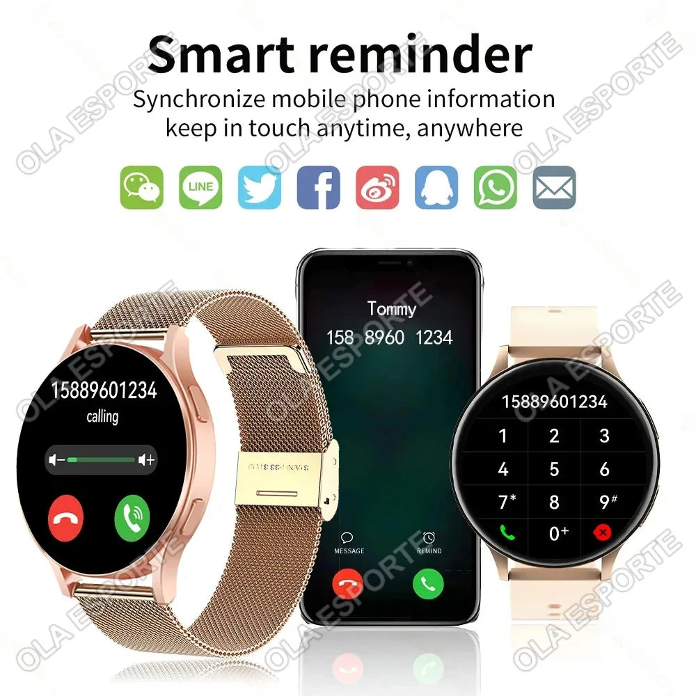 2025 New Bluetooth Call Smart Watch 6 Pro Heart Rate Custom Dials Sport Men Woman Smarthwhatch Health Monitor Smartwatch for Man