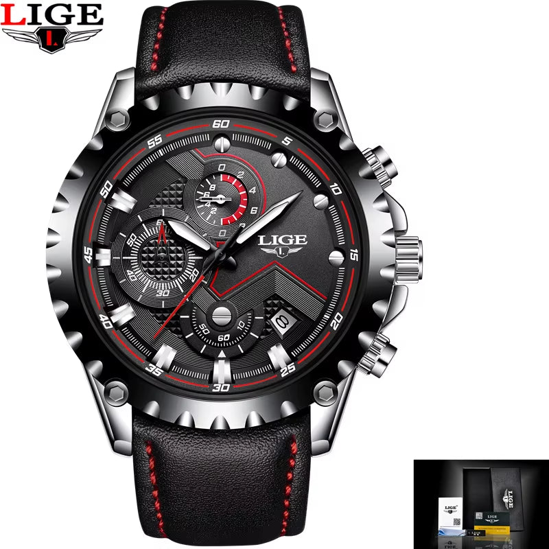 Luxury Brand Men Watches Automatic Mechanical Watch Tourbillon Sport Watches Automatic Date Clock Waterproof Wristwatch+Box