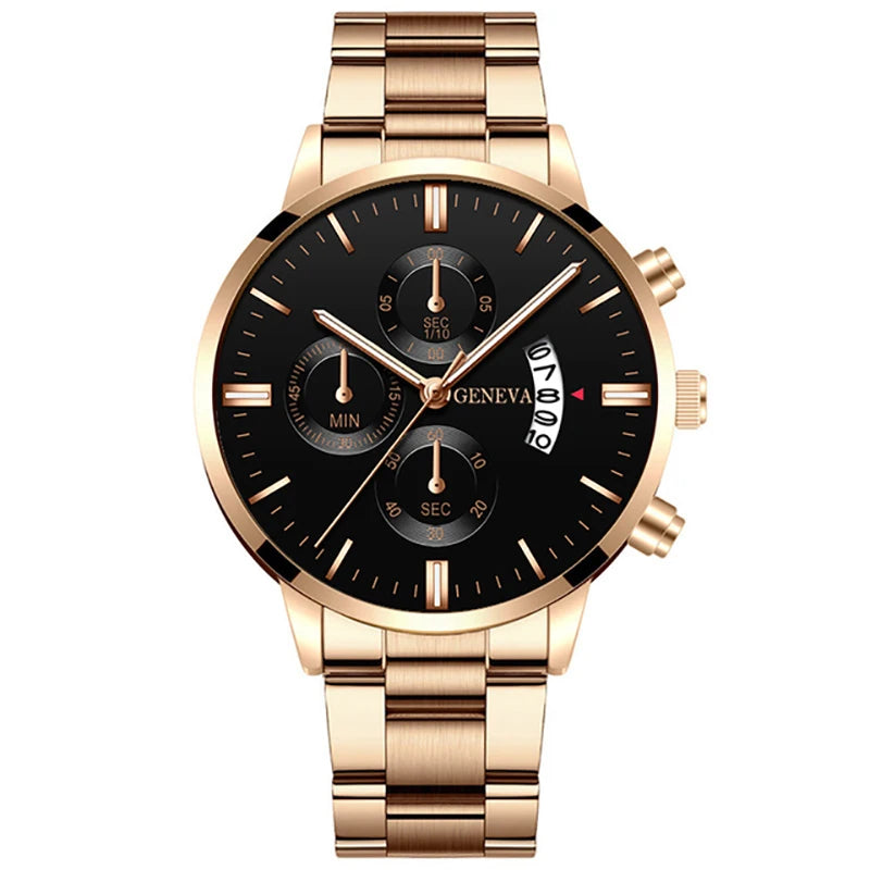 Fashion Men Watch Luxury Calendar Quartz Wrist Watch Mens Business Watches for Man Clock Montre Homme