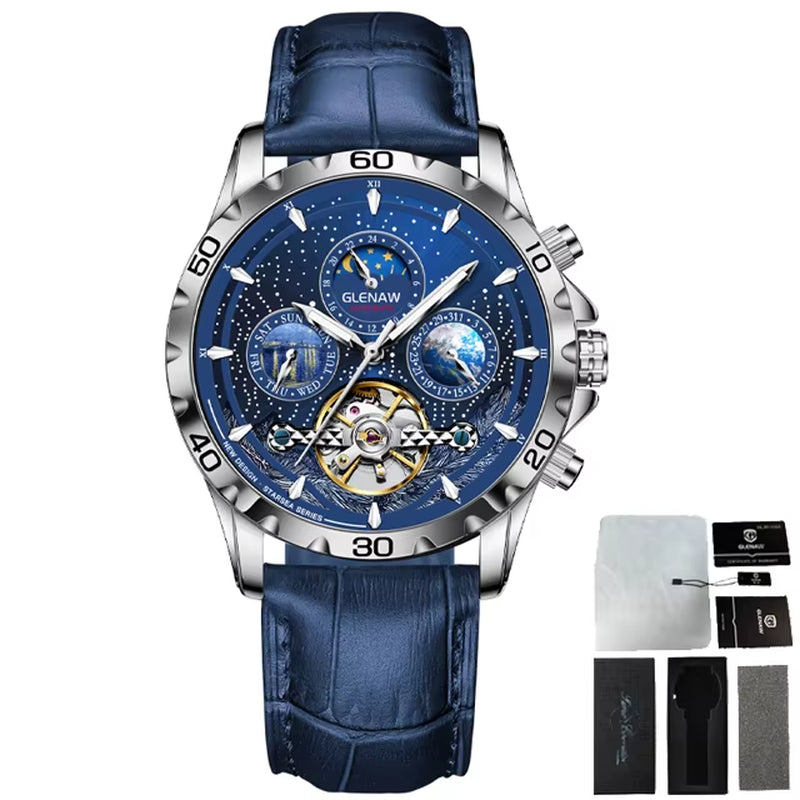 Design Mens Watches Top Brand Luxury Fashion Business Automatic Watch Men'S Waterproof Mechanical Watch Montre Homme