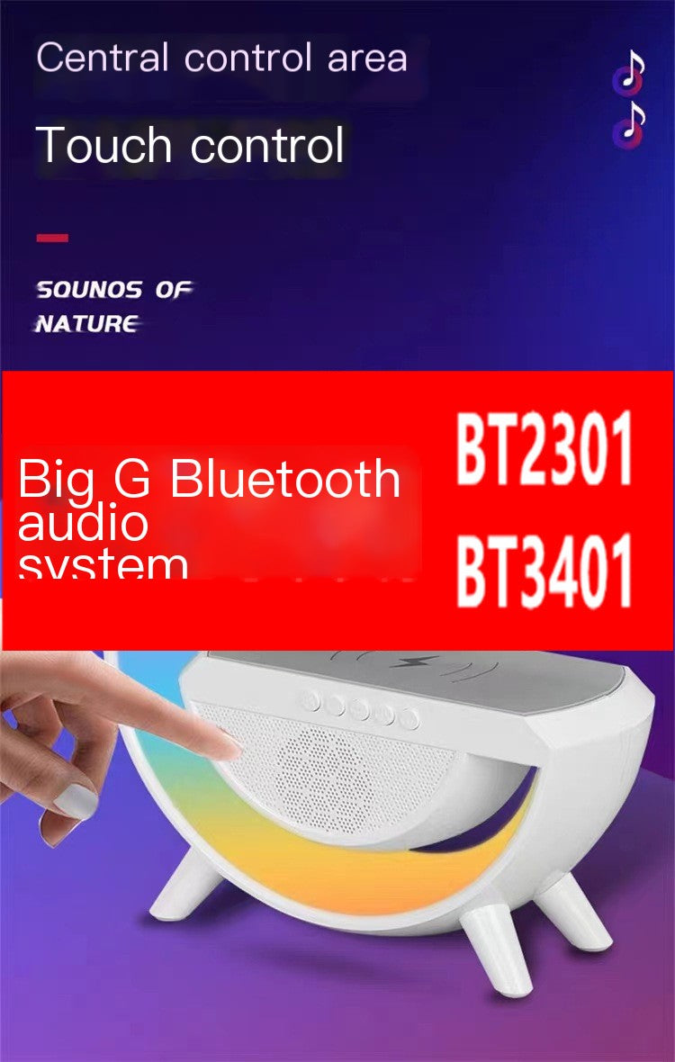 BT-3401 Bluetooth Speaker with Colorful Atmosphere Light